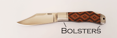 Folding knife bolsters example 